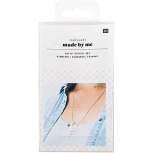 Kit brick stitch : collier flamant