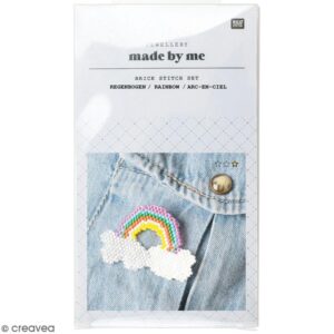 Kit brick stitch : arc-en-ciel
