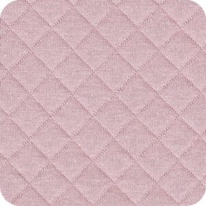 Jersey matelassé rose ( 10 cm )