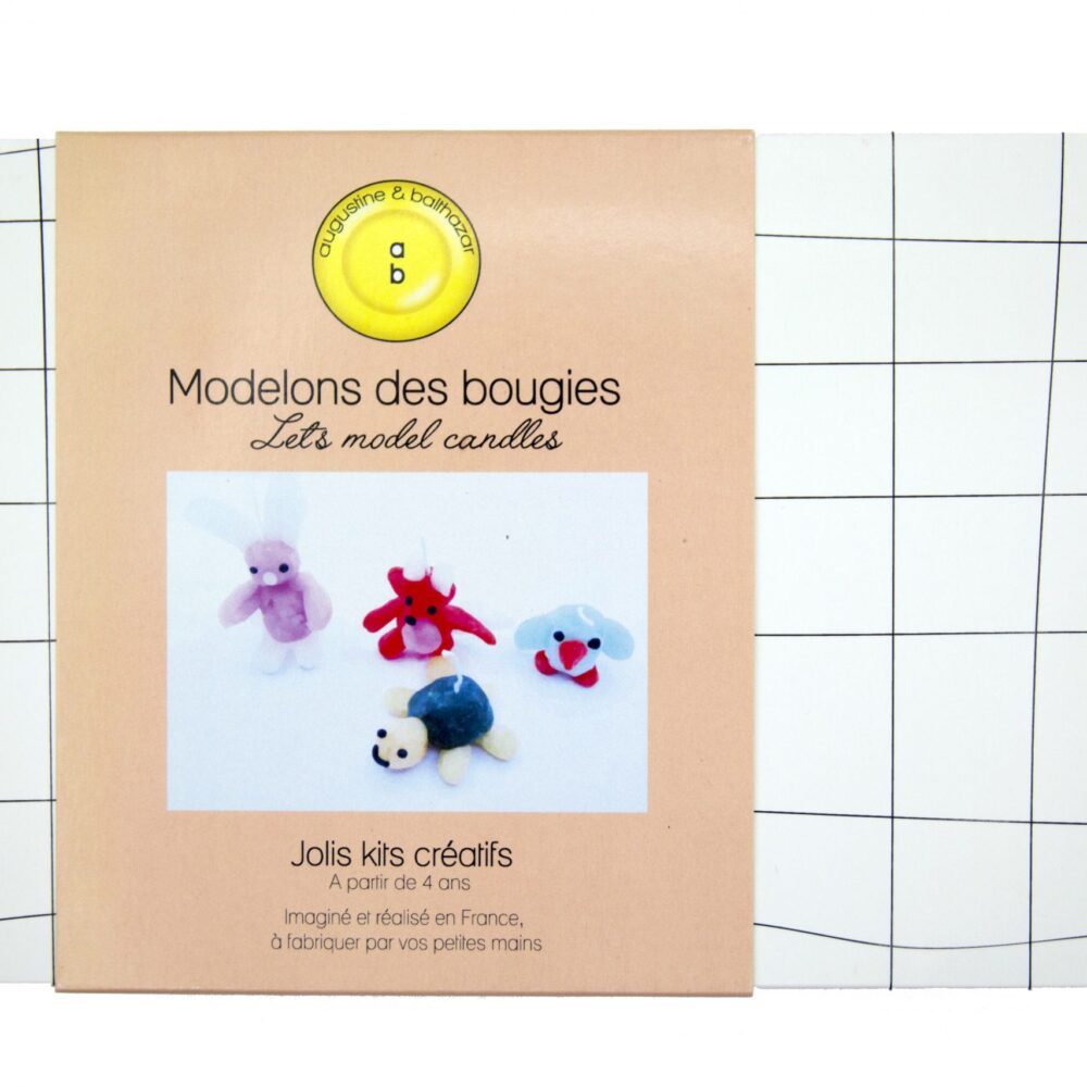 Kit créatif Modelons des bougies Augustine et Balthazar