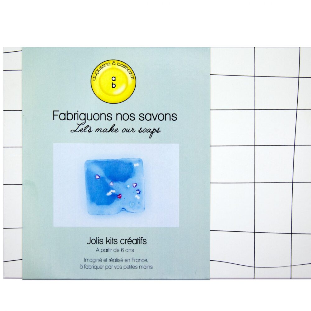 Kit créatif Fabriquons nos savons Augustine et Balthazar