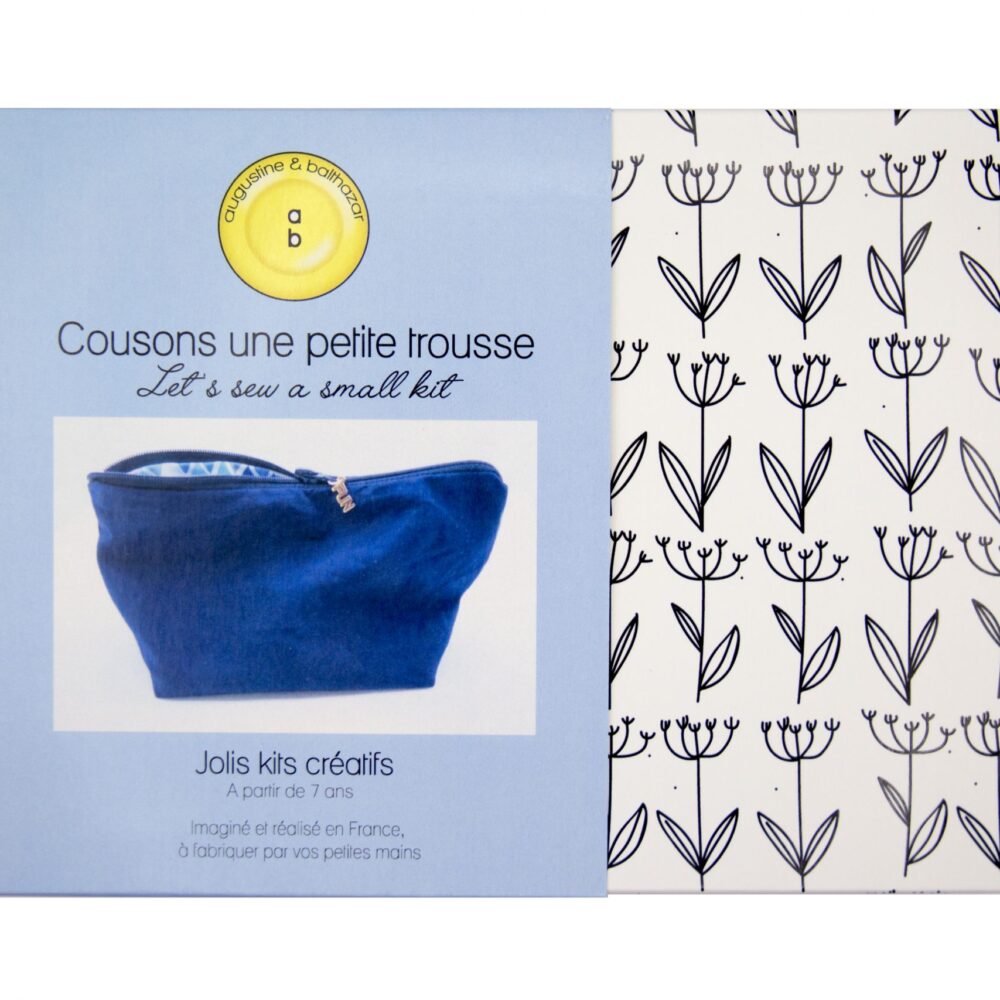 Kit créatif Cousons une petite trousse Augustine et Balthazar