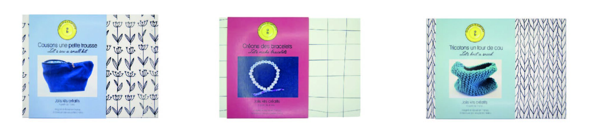 Kit créatif Cousons une petite trousse Augustine et Balthazar – Image 6