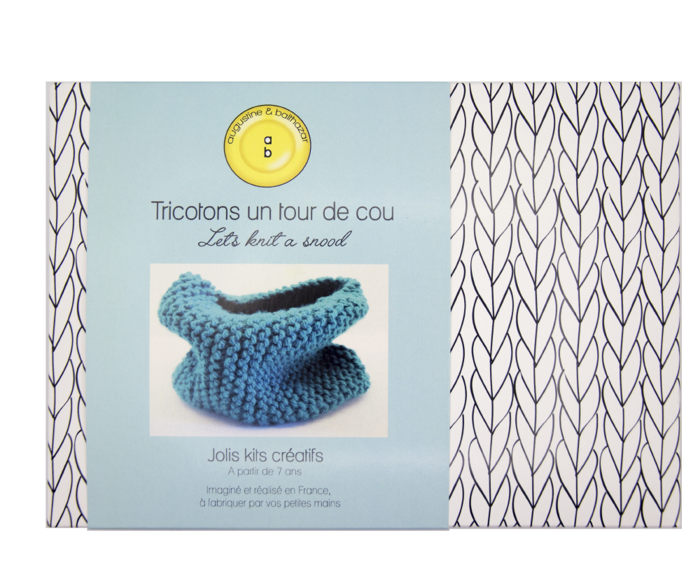 Kit créatif Tricotons un tour de cou Augustine et Balthazar
