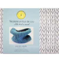 Kit créatif Tricotons un tour de cou Augustine et Balthazar