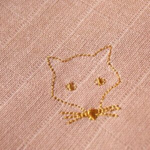 Lange brodé renard Barnabee aime le café