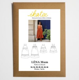 Patron de couture ikatee Lena Mum - blouse ou robe longue