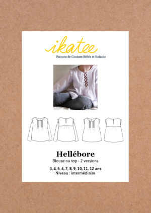 Patron de couture ikatee Hellébore - Blouse ou top