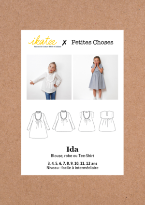 Patron couture ikatee Ida - Robe, blouse ou tee-shirt