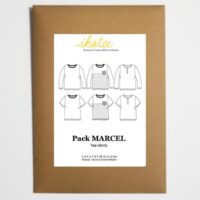 Patron couture ikatee Pack Marcel - Tee-shirt coupe droite