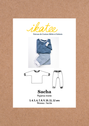 Patron de couture ikatee Sacha - Pyjama mixte