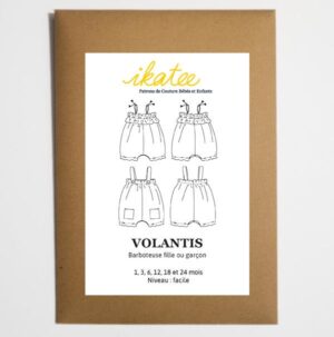 Patron couture ikatee Volantis - Barboteuse mixte