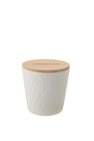 Bougie Fariboles Porcelaine senteur Taïga