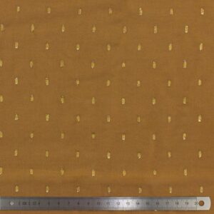 Tissu France Duval plumetis viscose camel (10 cm)
