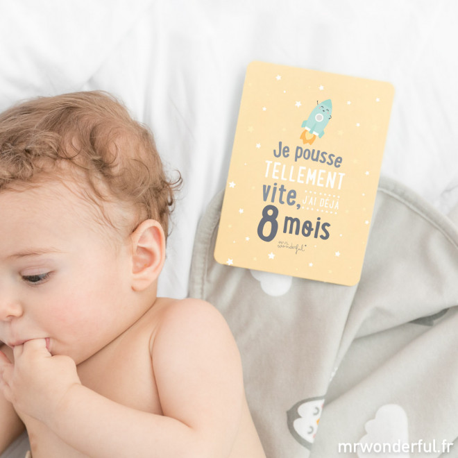 Cartes Pour Bebes Ma Premiere Annee En Photos Mr Wonderful Augustine Et Balthazar