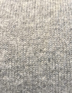 Tissu maille laine et cachemire gris