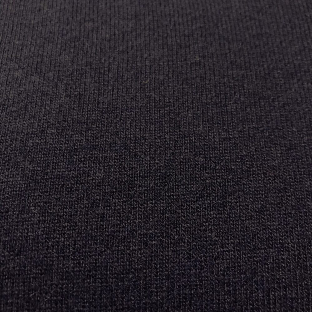 Tissu maille laine et cachemire marine