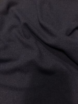 Tissu maille laine et cachemire marine – Image 2