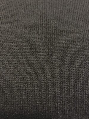 Tissu maille laine et cachemire noir