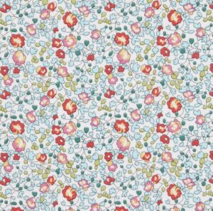 Tissu Liberty of London Eloise orange et vert