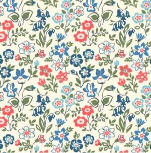 Tissu Liberty of London The Cottage Garden Collection Lawn Games