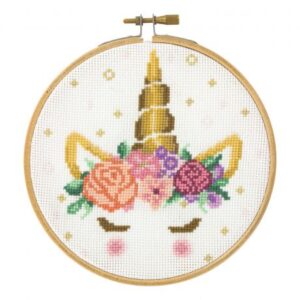 Kit point de croix licorne