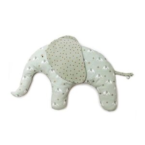 Kit couture doudou éléphant Rico vert menthe