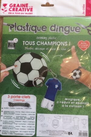 Plastique Dingue. kit champion de foot
