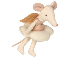 Souris fée nuage Maileg dans son livre – Image 2