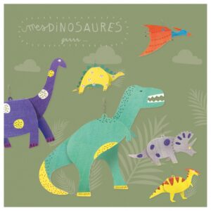 Kit créatif Mes dinosaures grrr Pirouette Cacahuète