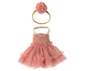 Robe danseuse et bandeau rose maileg