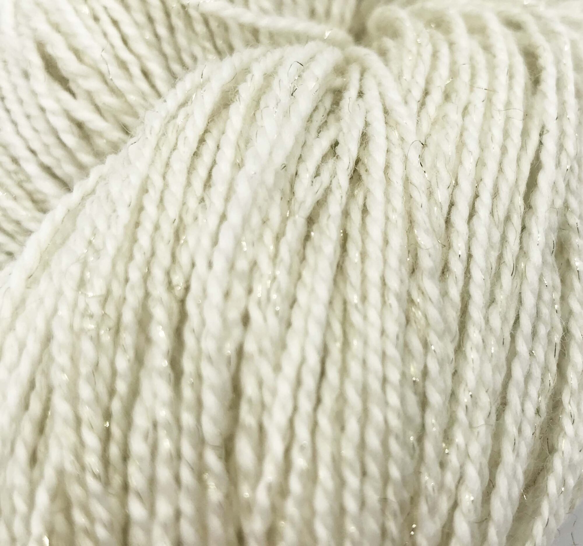 Echeveau laine merino lurex à teindre – Image 2