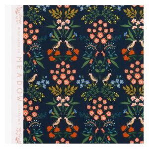 Tissu Meadow luxembourg navy Rifle Paper Co – Image 2