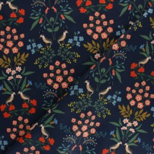 Tissu Meadow luxembourg navy Rifle Paper Co