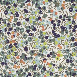 Tissu Liberty of London Wiltshire vert orange