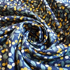 Tissu Liberty of London Cherry drop jaune – Image 2