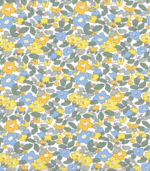 Tissu Liberty of London Betsy Berry jaune – Image 2