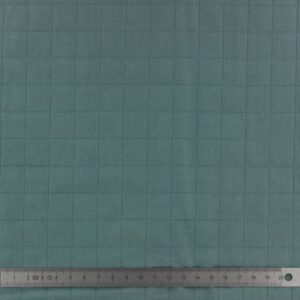 Tissu coton matelassé Tayio vert  France Duval Stalla – Image 4