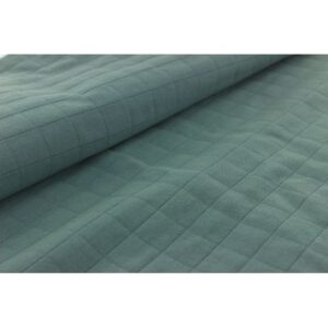 Tissu coton matelassé Tayio vert  France Duval Stalla