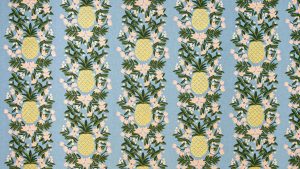Tissu canevas Primavera ananas métallisé Rifle Paper Co – Image 2