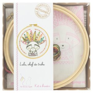 Kit broderie Lulu, chef de tribu