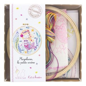 Kit broderie Marjolaine la petite sirène