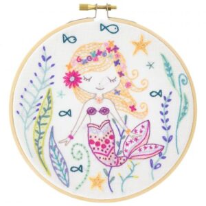 Kit broderie Marjolaine la petite sirène – Image 2
