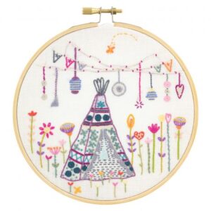Kit broderie week-end bohème sous le tipi – Image 3
