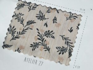 Tissu Voile lurex or Marais Ivoire Atelier 27 – Image 2
