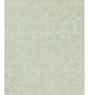 Tissu Primavera or fond aqua Rifle Paper Co
