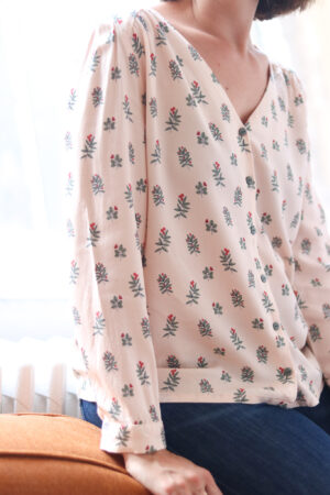 Tissu Twill de viscose Winter Berries- Lise Taylor – Image 4