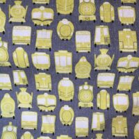 Tissu Tréfle train - Kokka