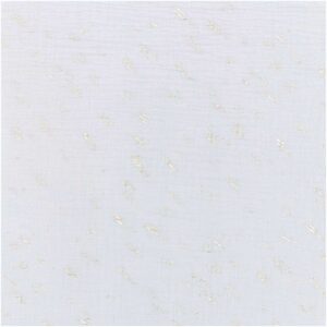 Tissu double-gaze gris clair et argent Rico Design