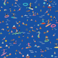 tissu lazy days baigneurs Dashwood Studios